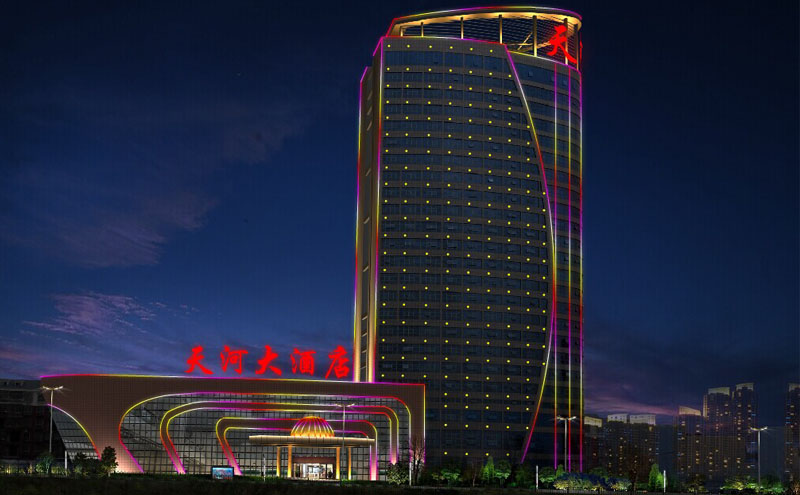 【湖南】天河酒店護(hù)欄管亮化工程