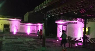 光臣大功率投光燈讓寂靜的村莊變得熱鬧非凡！