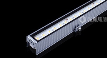 浙江舟山魚社外立面夜景亮化，光臣LED線條燈效果獲贊