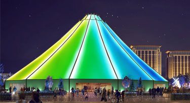 場(chǎng)館亮化：光臣照明祝賀河北國(guó)際馬戲大劇院順利亮燈