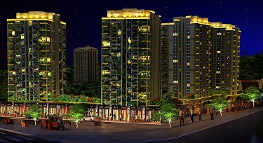 光臣led大功率洗墻燈點(diǎn)亮貴州樓盤亮化工程