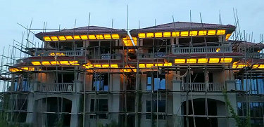 來自江西宜春市別墅亮化現(xiàn)成反饋