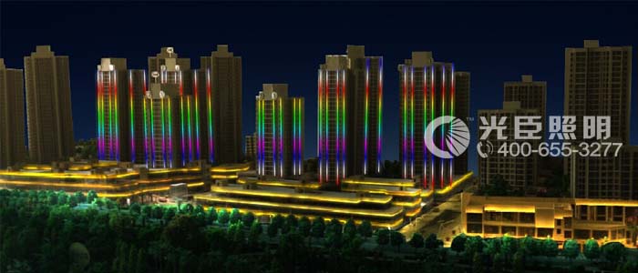 樓盤(pán)LED亮化工程